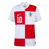 Camiseta Croacia Luka Modric #10 Primera Equipación Eurocopa 2024 manga corta